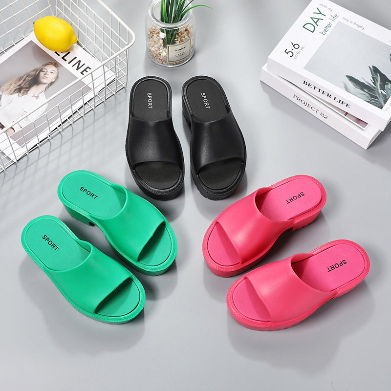 Summer Women's Open Toe Sandals Outdoor Casual Shoes Home Slippers Women's Shoes 5