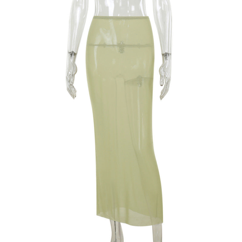 Women Sexy Mesh Ribbon Dress 13