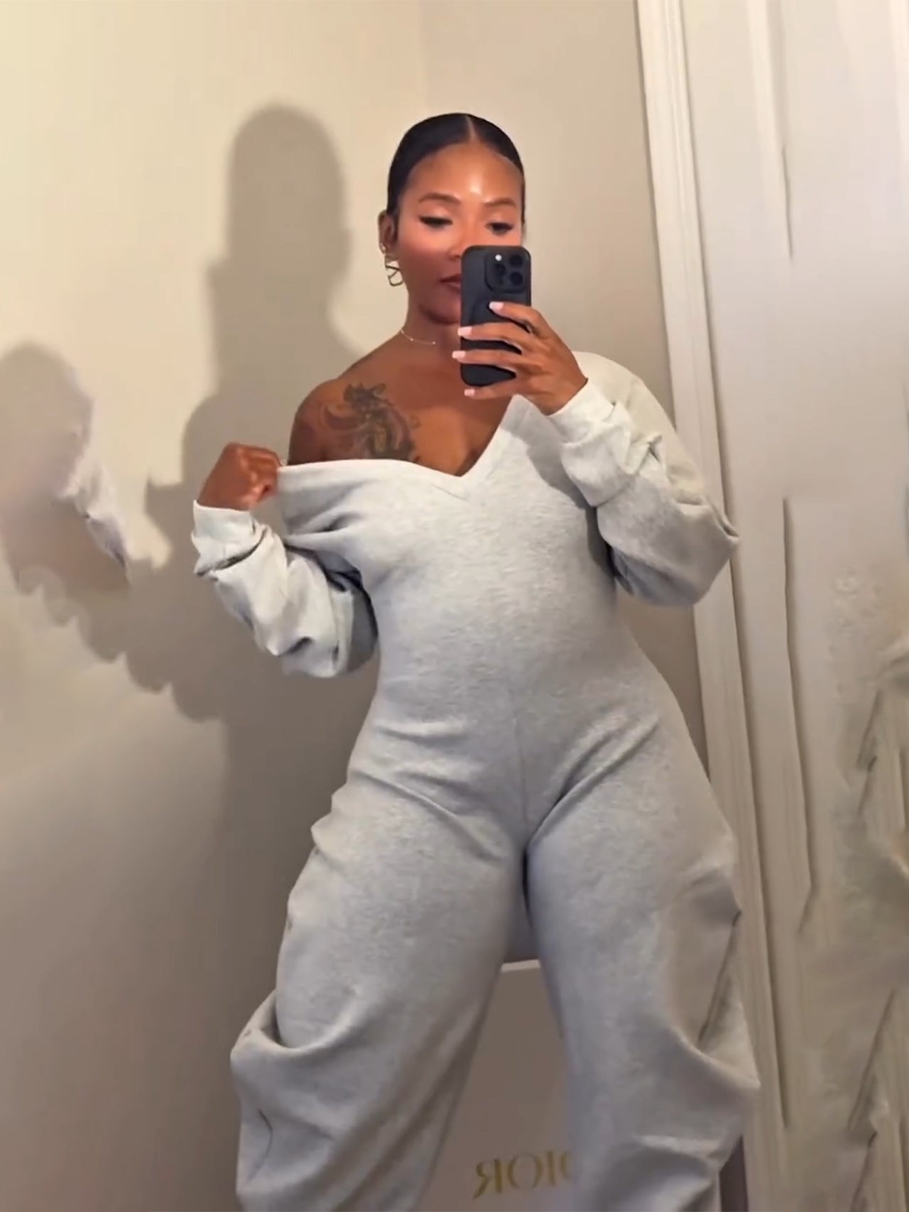 Jumpsuit Women's V-Neck Sexy Long Sleeve Sport Jumpsuit 5