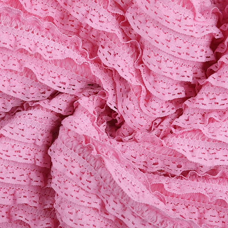 Women Elegant Jacquard Off-Shoulder Wave Pattern Long-Sleeved Dress 18