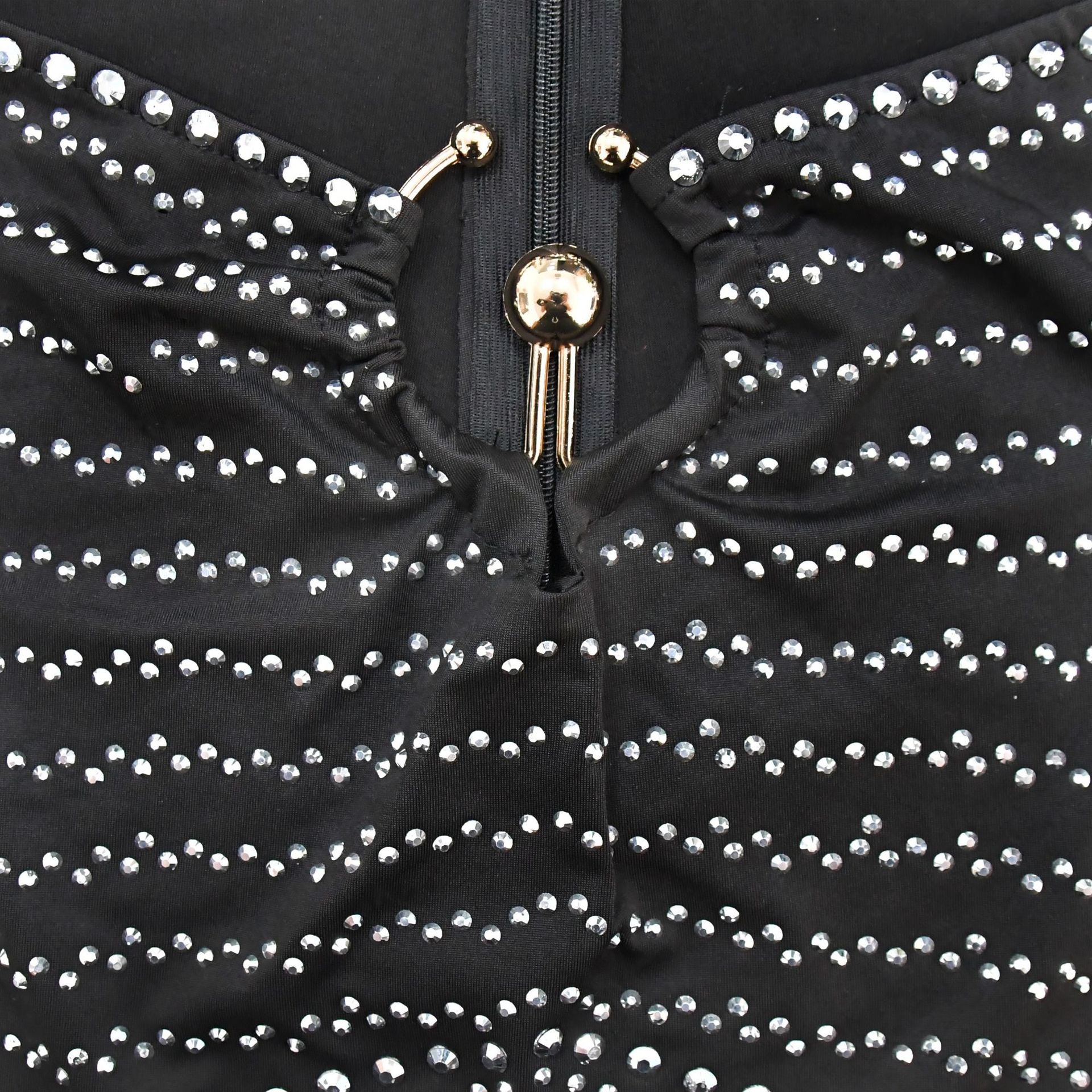 Women Beaded Suspender Short Skirt Dress 19