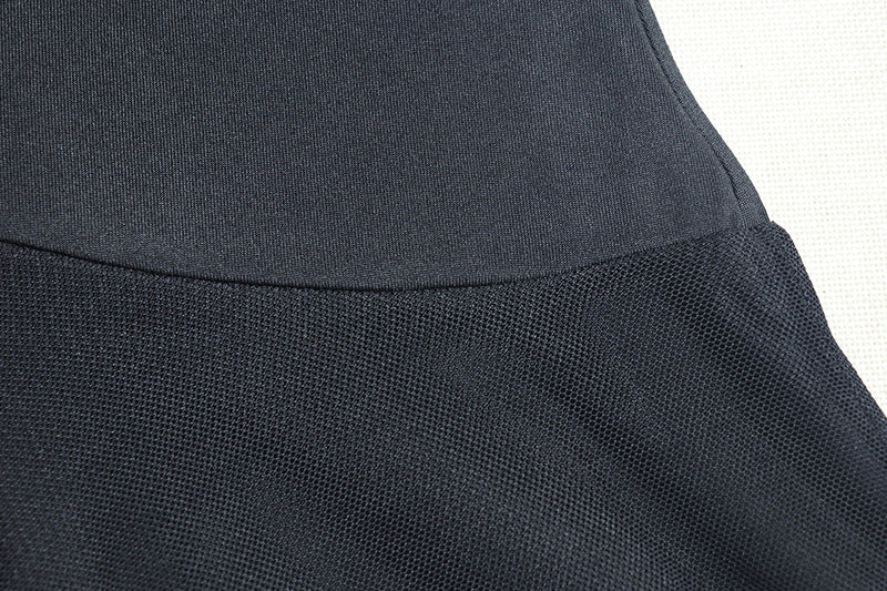 Women Solid Slash Shoulder One Shoulder Sleeveless Irregular Dress 13