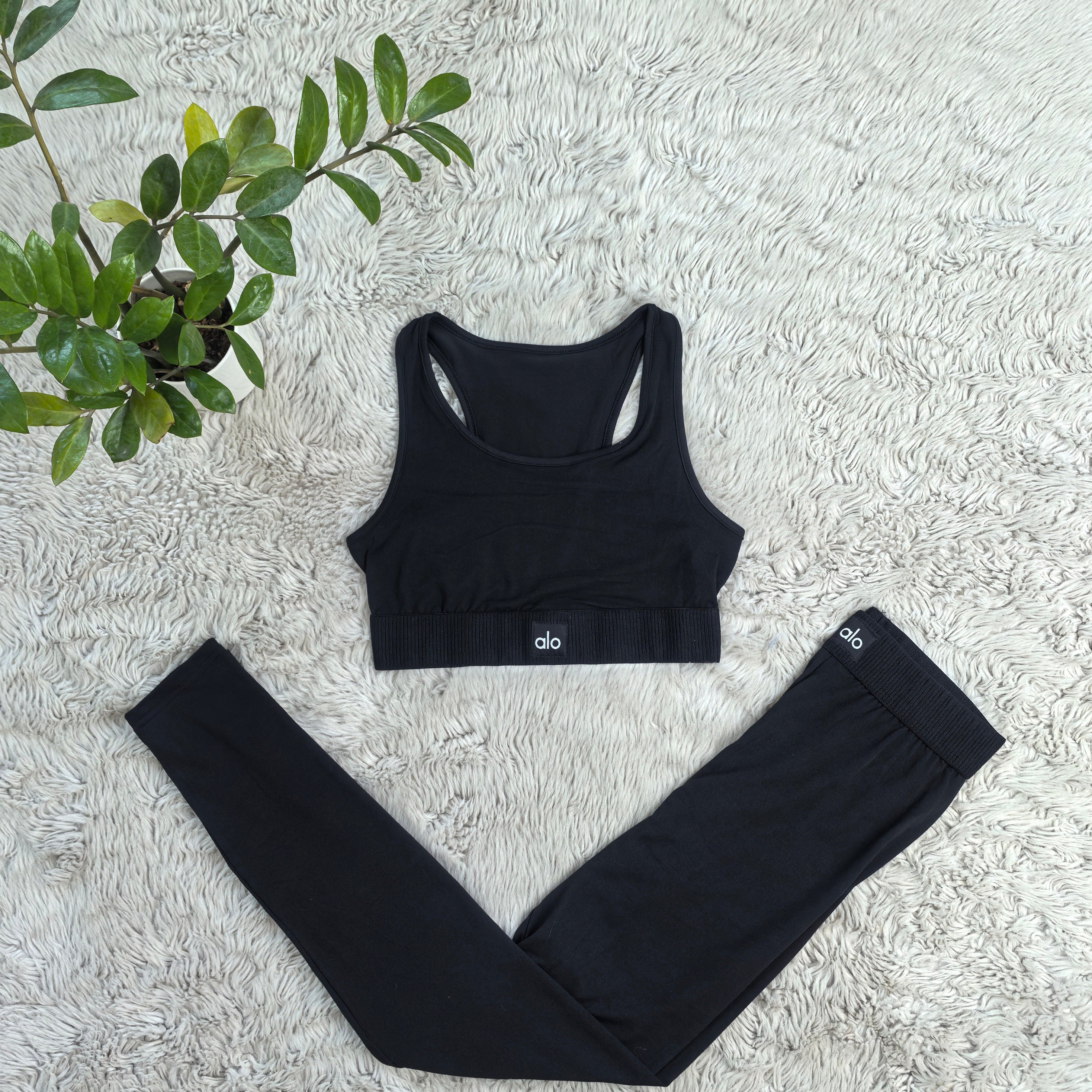 Summer Fashion Sports Slim-Waist Women's Vest Trousers Running Fitness Two-Piece Set 6