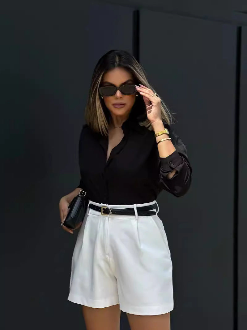 Women Casual Cargo Shorts (Without Belt) 6