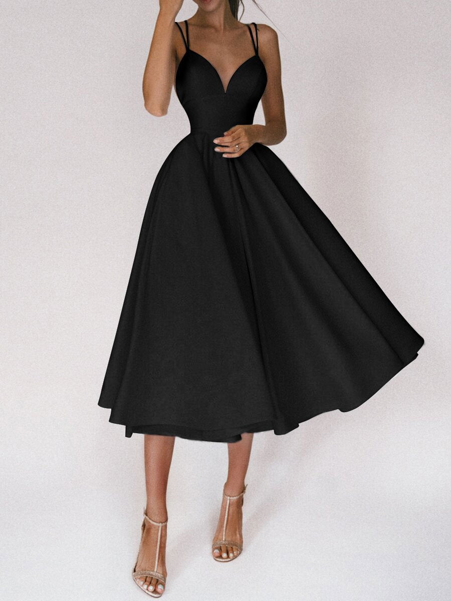 Women Straps sexy swing dress 6