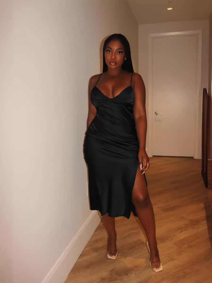 Women Casual Slit Dress 8