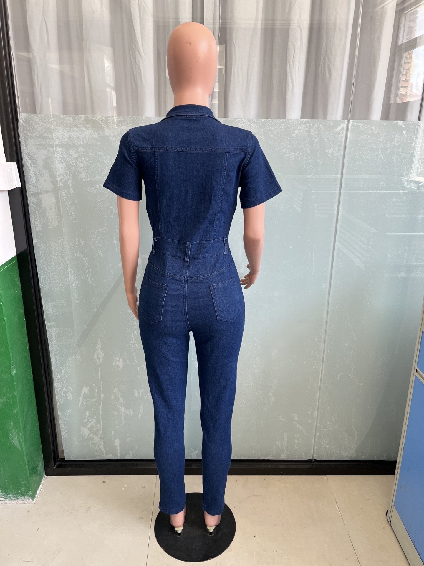 Women Sexy Denim Jumpsuit 18