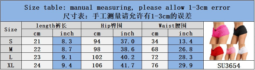 Sexy Ruffled Lace Bloomers Bow Shorts 16