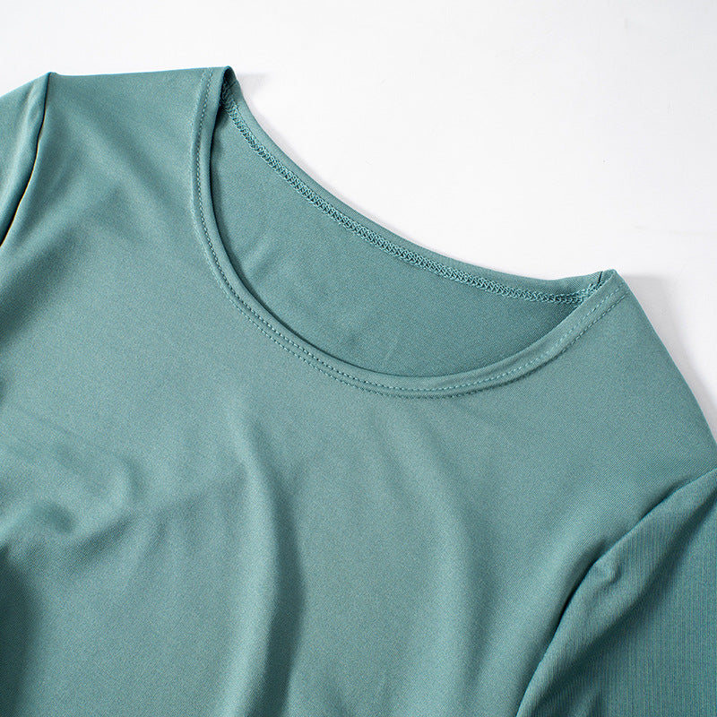 Autumn Fashionable Pleated Slim Waist Evening Dress For Women 6