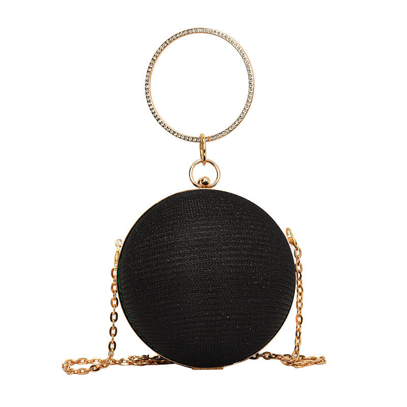 Women ball handbag crossbody chain small bag evening bag mini lipstick bag 5