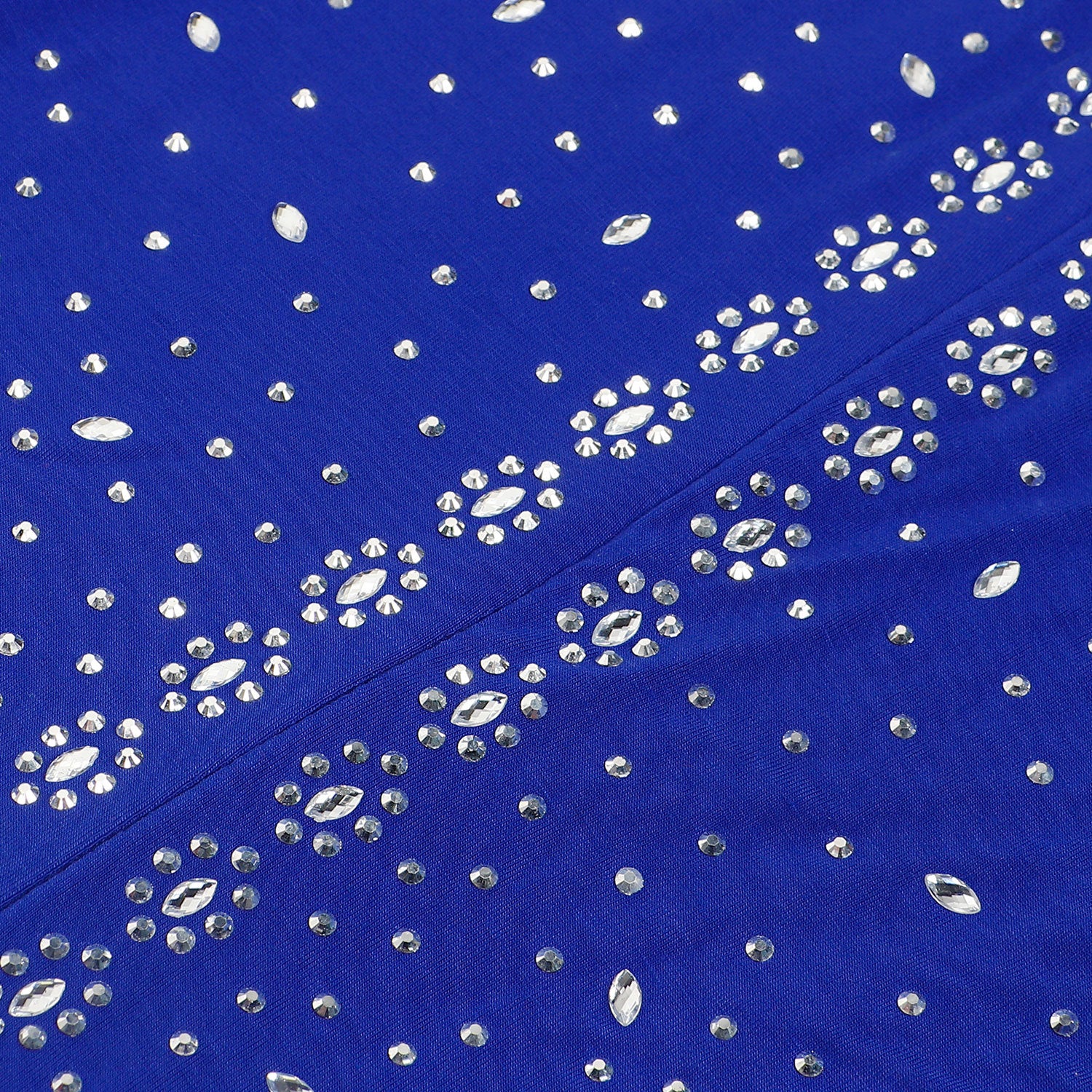 Women Sexy Long Sleeve Rhinestone Fringe Bodycon Dress 16