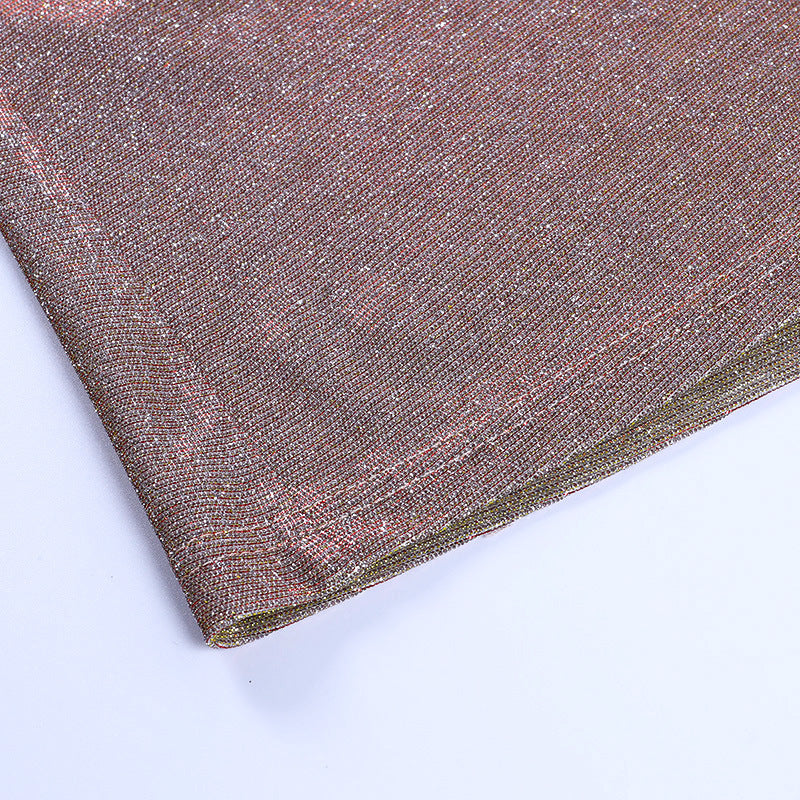 Spring And Summer Glitter Diamond Strap Mini Dress 22