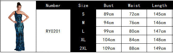 Summer Sequin Sleeveless One Shoulder Formal Party Evening Dress 6