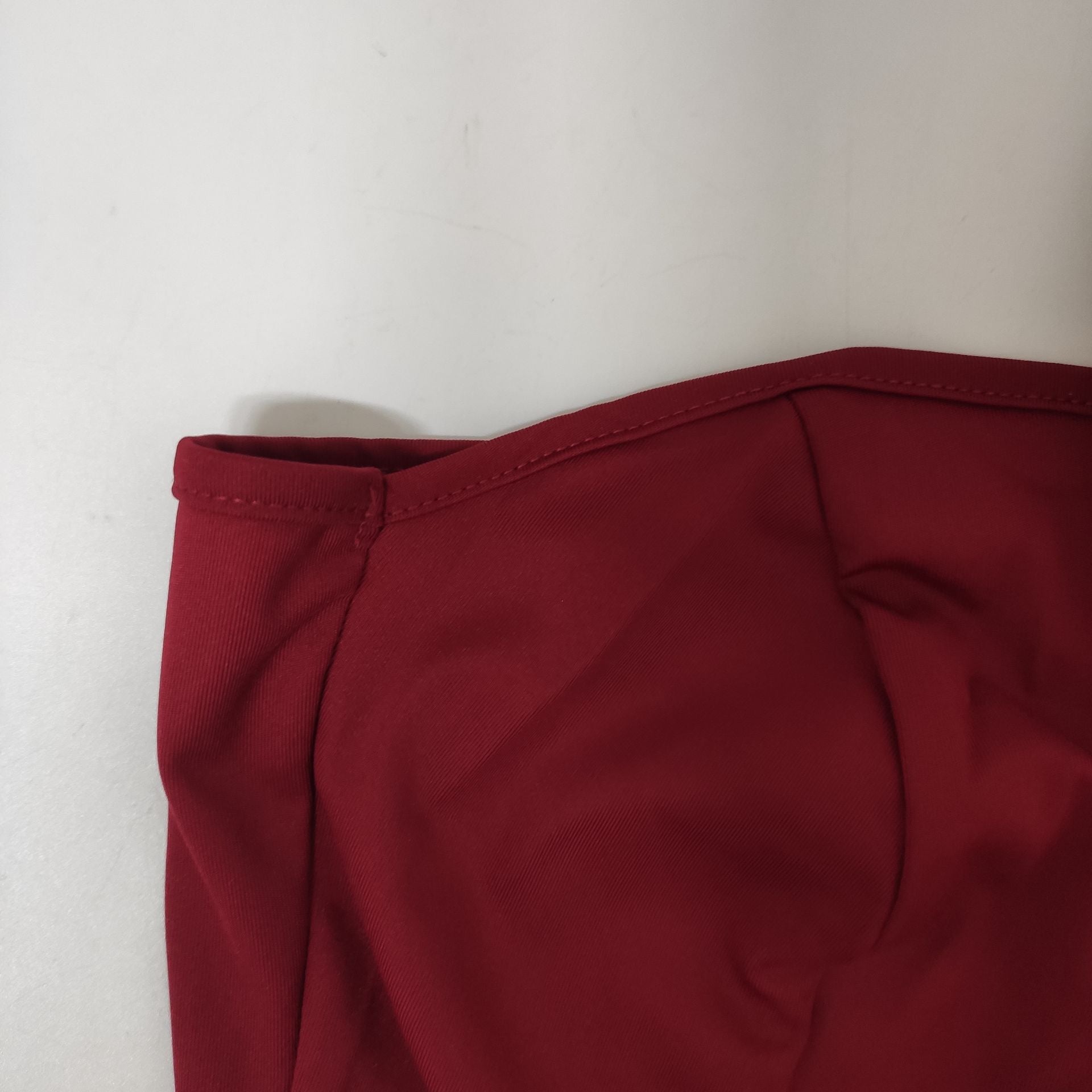 Women Sexy Solid One Shoulder Ruffle Dress 26