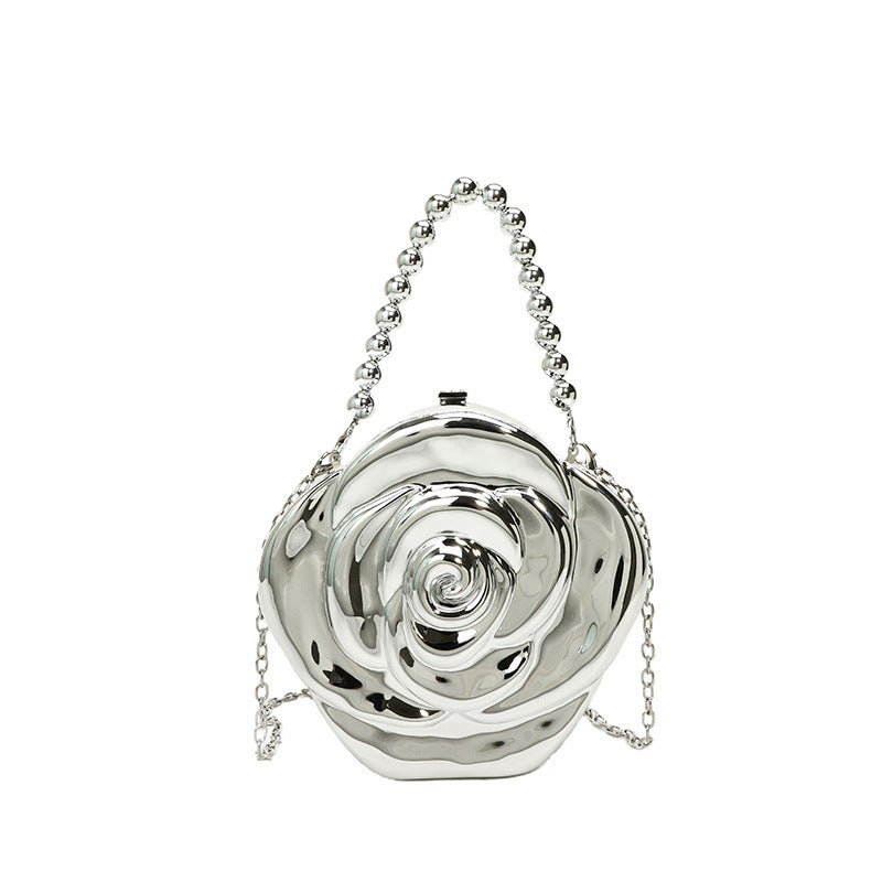 Women Rose Flower Crossbody Clutch 3