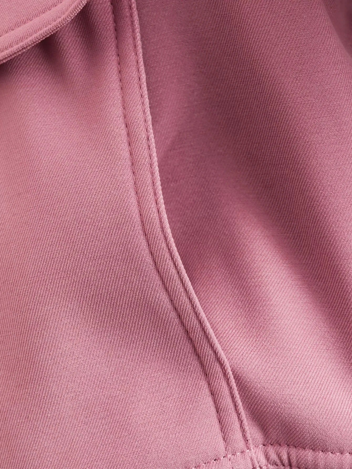 Women's Bomber Jacket Spring and Autumn Pocket Long Sleeve Casual Single Breasted Coat 62