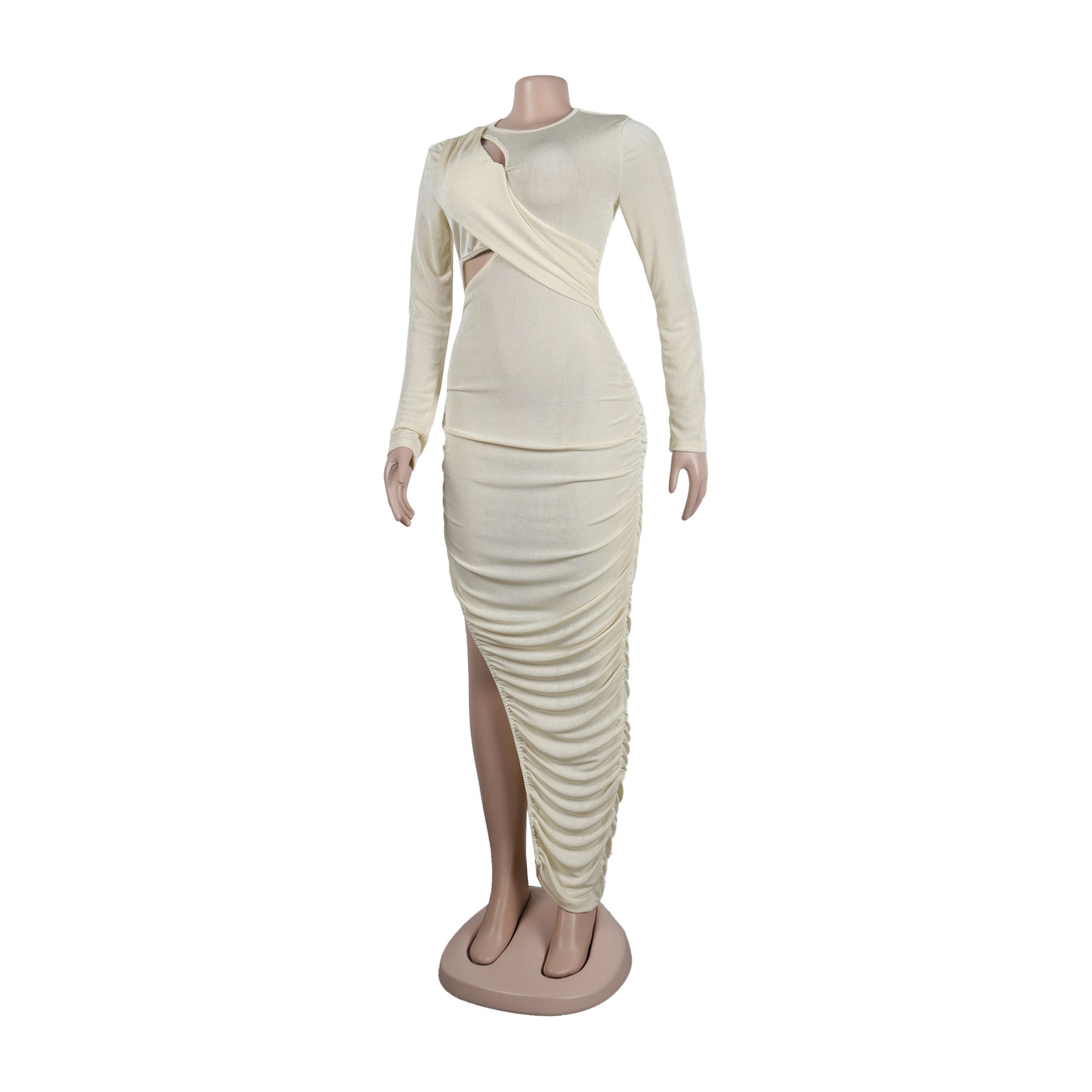 Sexy Slim Side Open Waist Nightclub Bodycon Dress 39