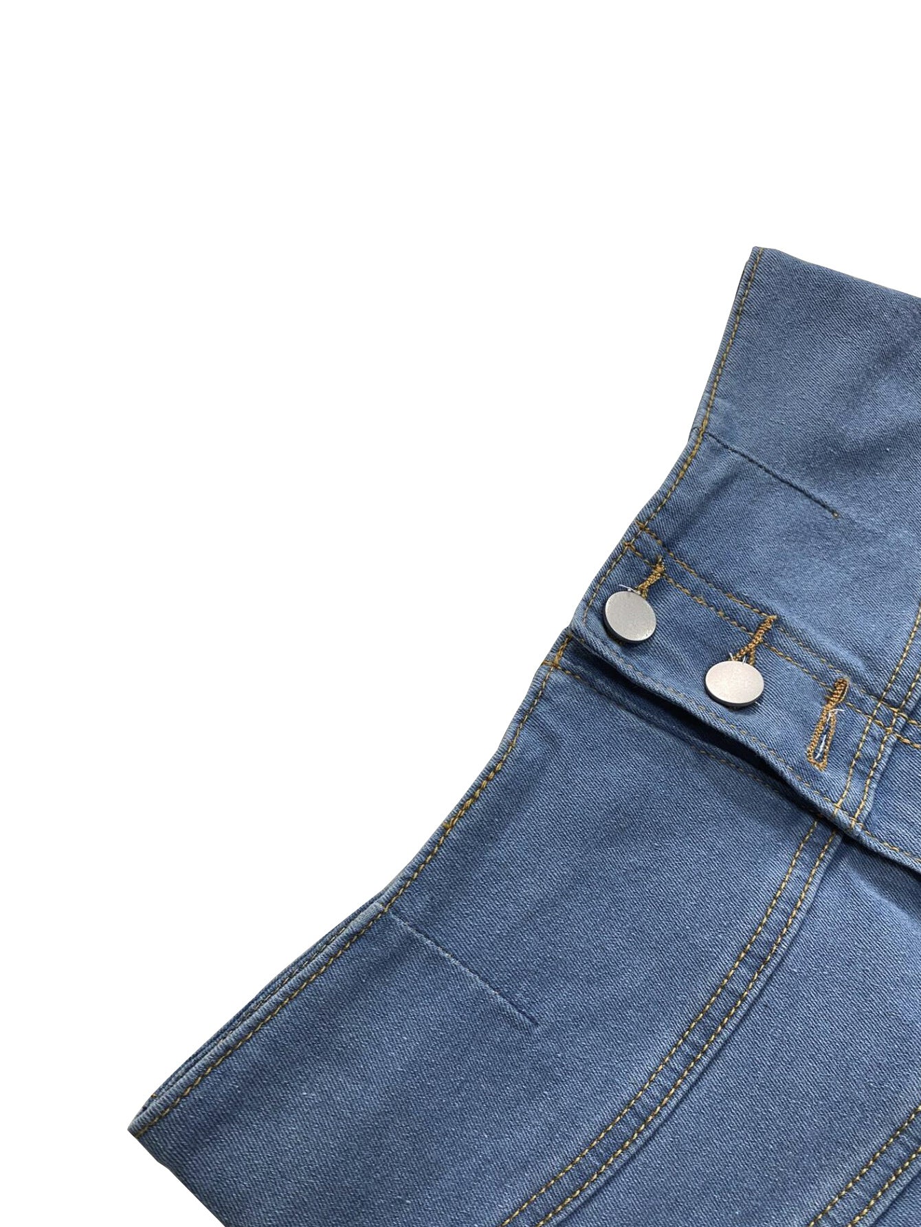 Women Summer Casual Zippered Double-Layered Ruffle Dress 7