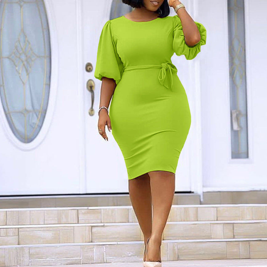 Women's High Waist Chic Plus Size African Dress 5