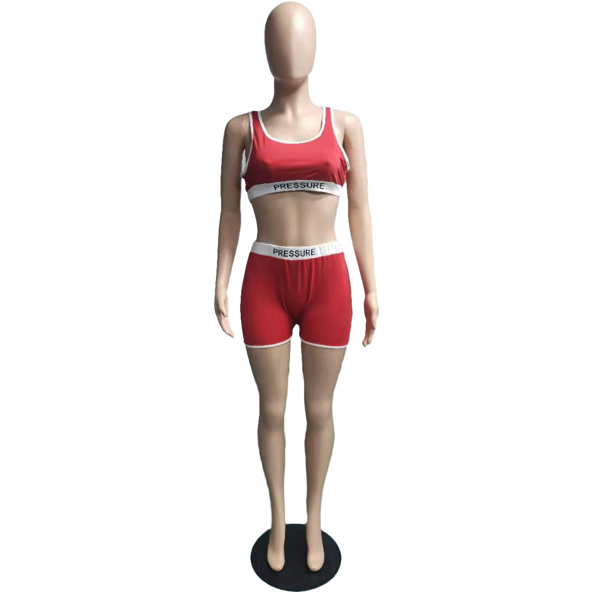 Women's Fashion Casual Sexy Letter Print Two-Piece Swimsuit Set 16