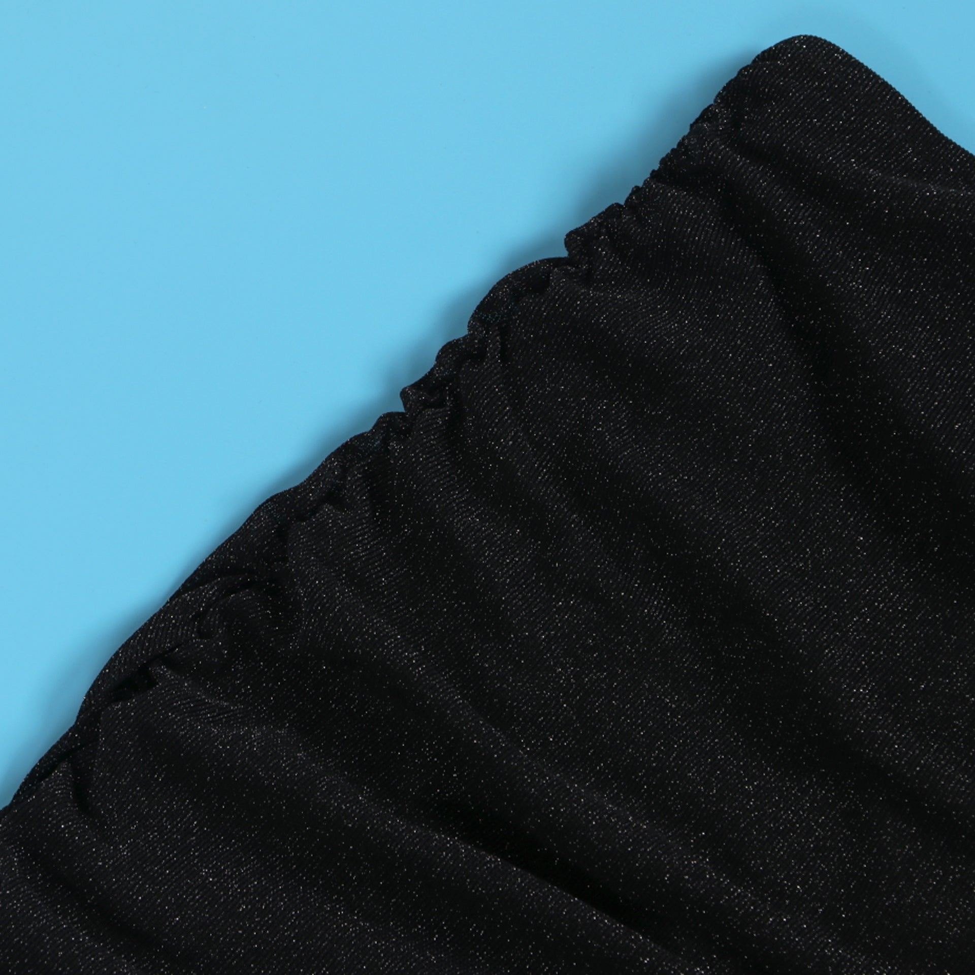 Sexy off shoulder pleated two piece skirt set nightclub wear 22