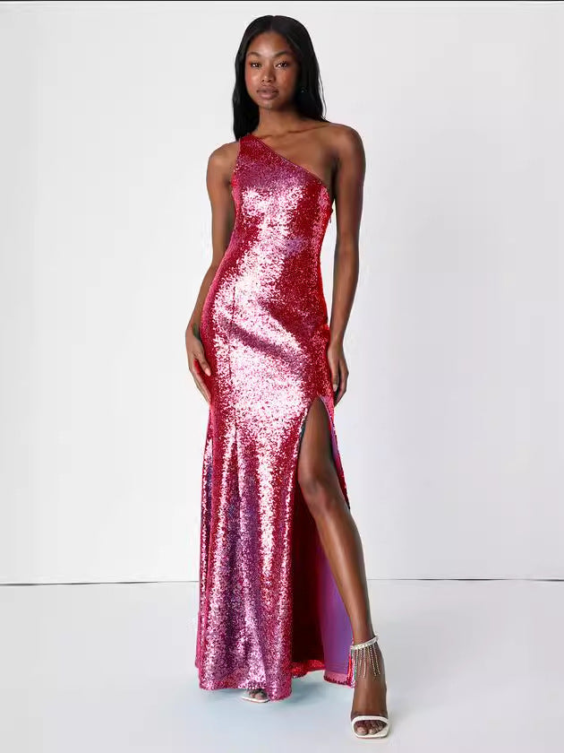 Women Party Sequin Sexy Evening Dress 8