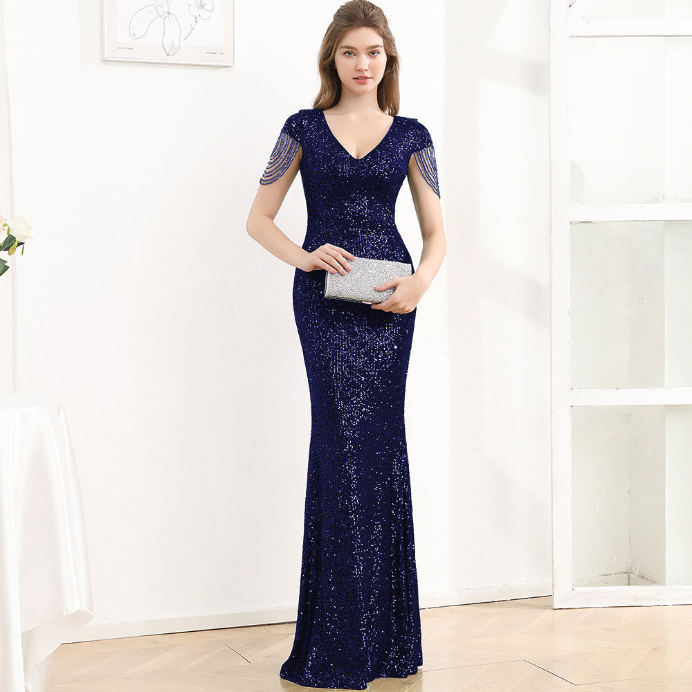 Formal Party Luxury Slim Fit Long Dress Evening Dress For Women 15