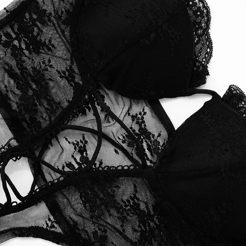 Women's Spring/Summer Lace Halter Neck Lace-Up Strapless Hollow Jumpsuit with Padding 14