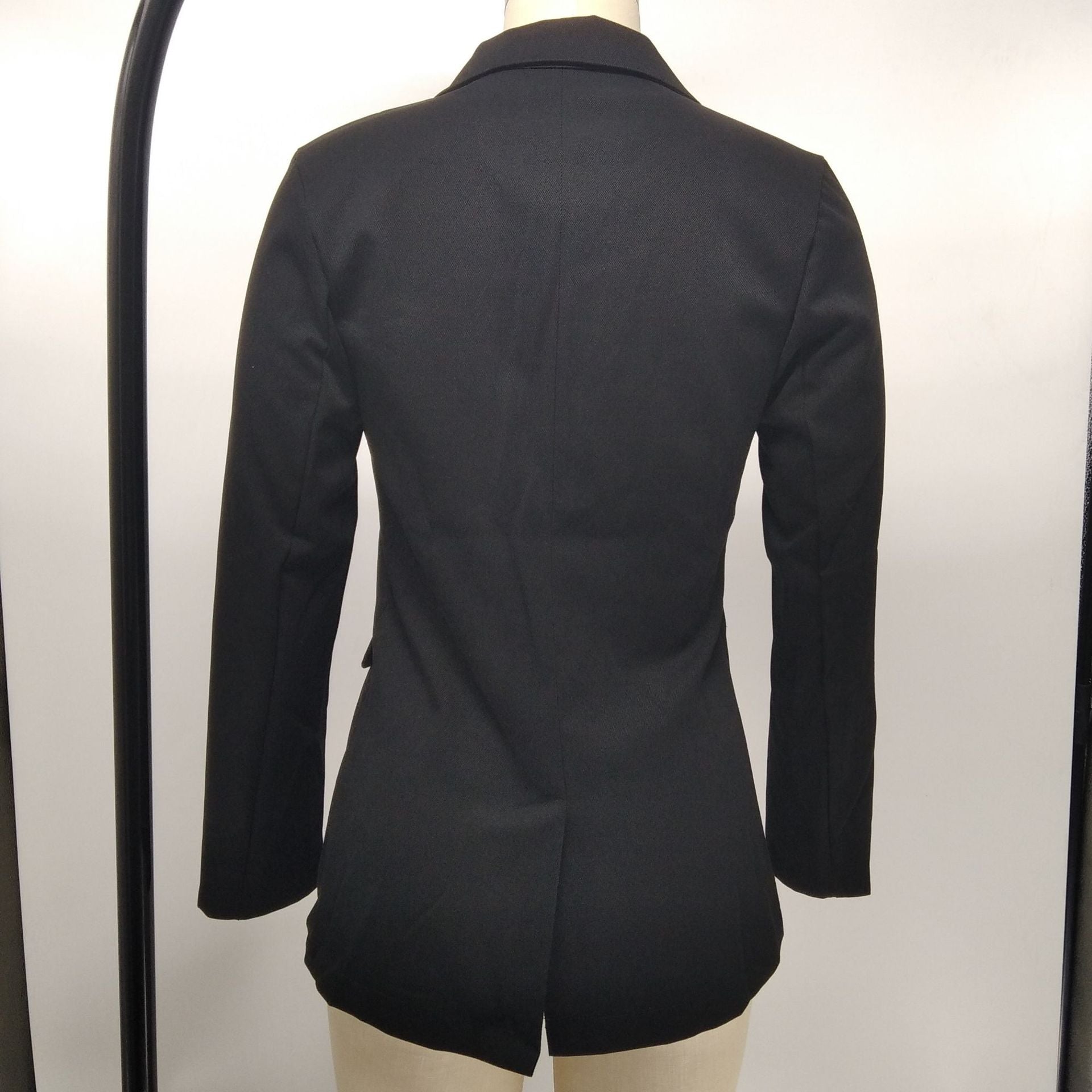 Fashion Women'S Solid Color Slim Fit Blazer Jacket 8