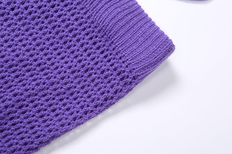 Spring Fashion Women's Solid Color Slim Vest Sexy Low Waist Skirt Two Piece Set 17