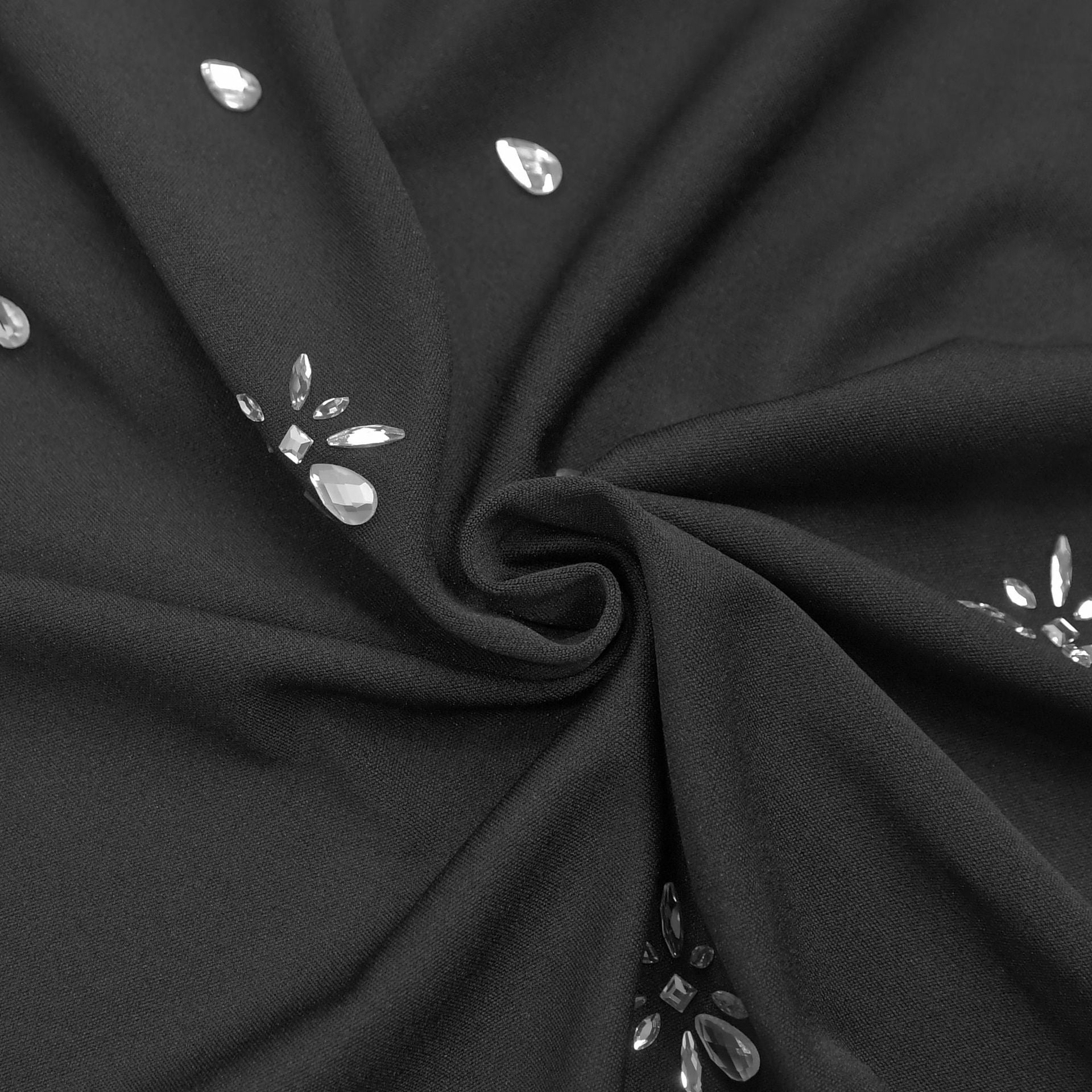 Chic Slim Waist Off-Shoulder Beaded Dress for Women 20