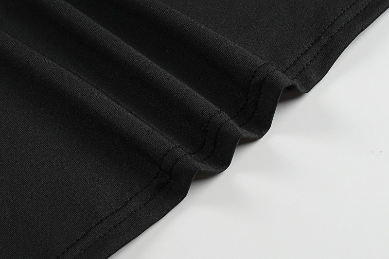 Summer Metallic Trim Tie-Waist Low Back Bodycon Dress 16