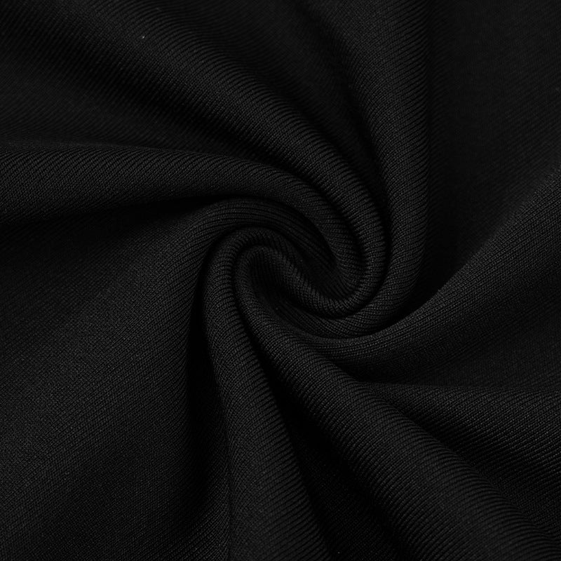 Women Spring/Summer furry sexy strapless crop top solid cropped pants two-piece set 18