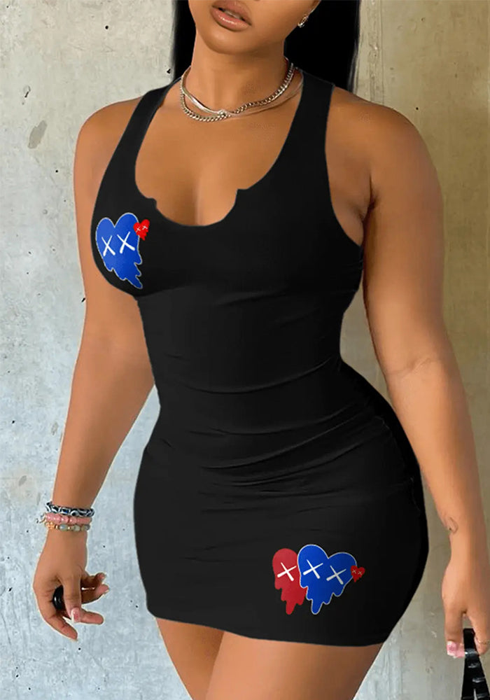 Women Summer Print Dress