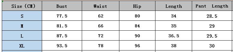 Women sexy v-neck crop top and shorts two-piece suit 7