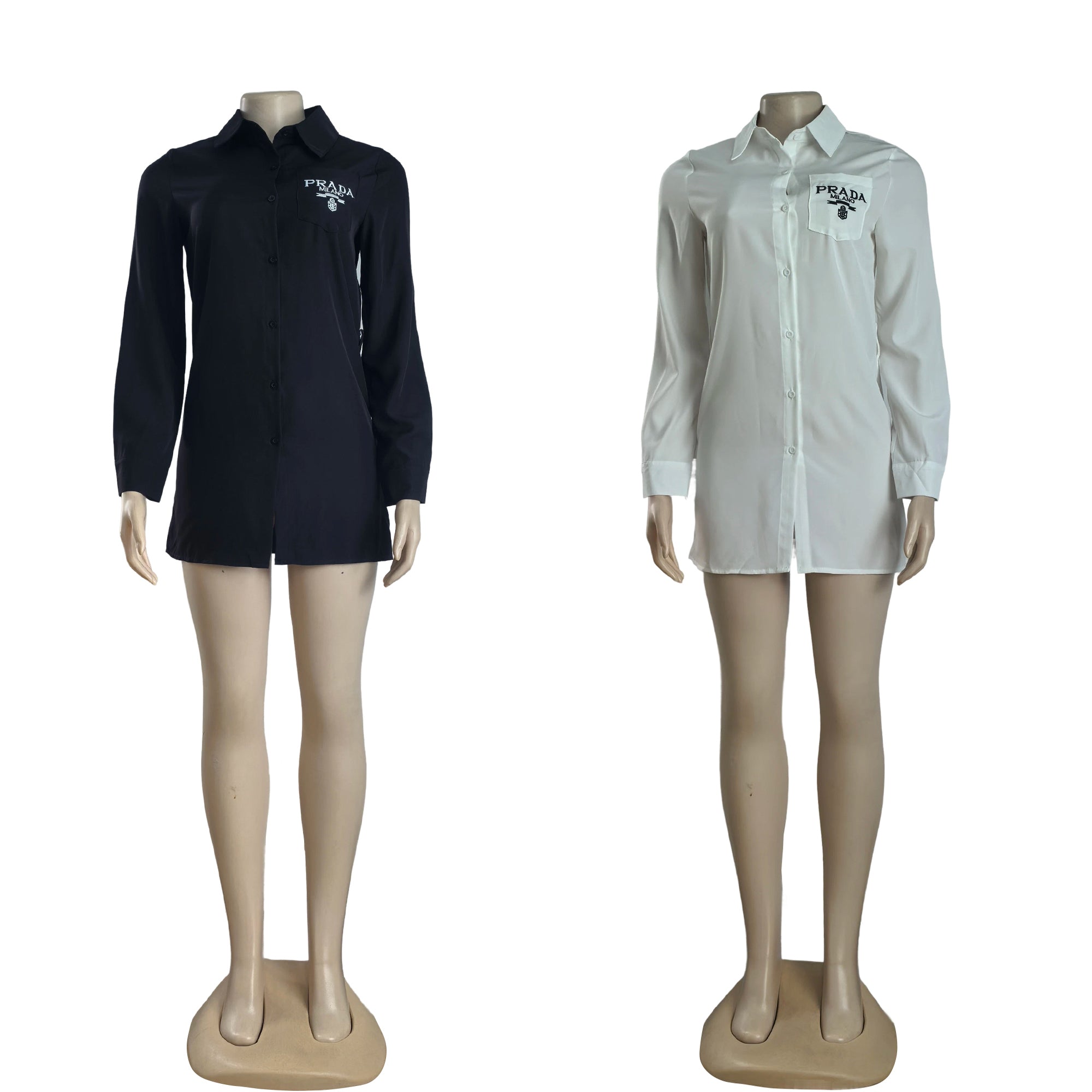 Women summer fashion embroidery loose casual shirt 8