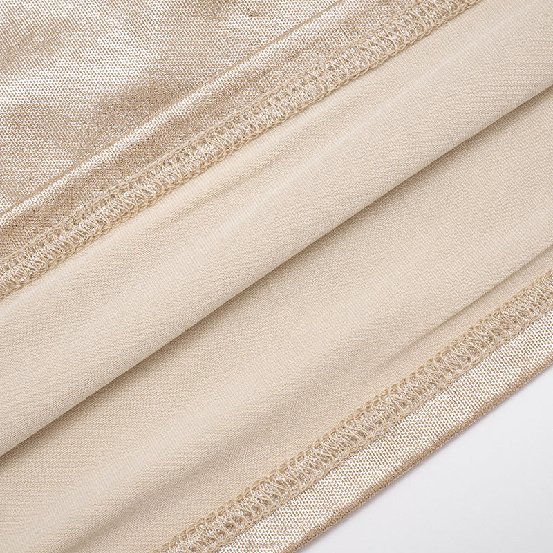 Women's Sexy Sheer Lace-Up Long Sleeve Top & Tight Fitting Bodycon Mini Skirt Two-Piece Set 20