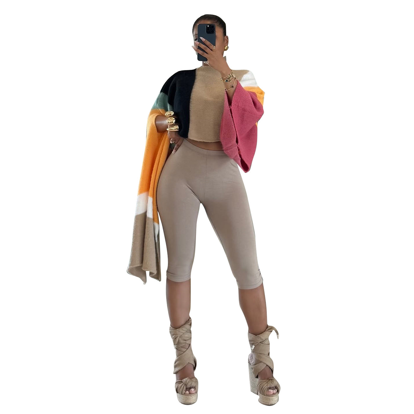 Women's Casual Knitting Asymmetrical Coat 3