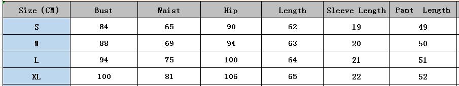 Summer women's print loose short-sleeved T-shirt shorts Casual two piece set 7