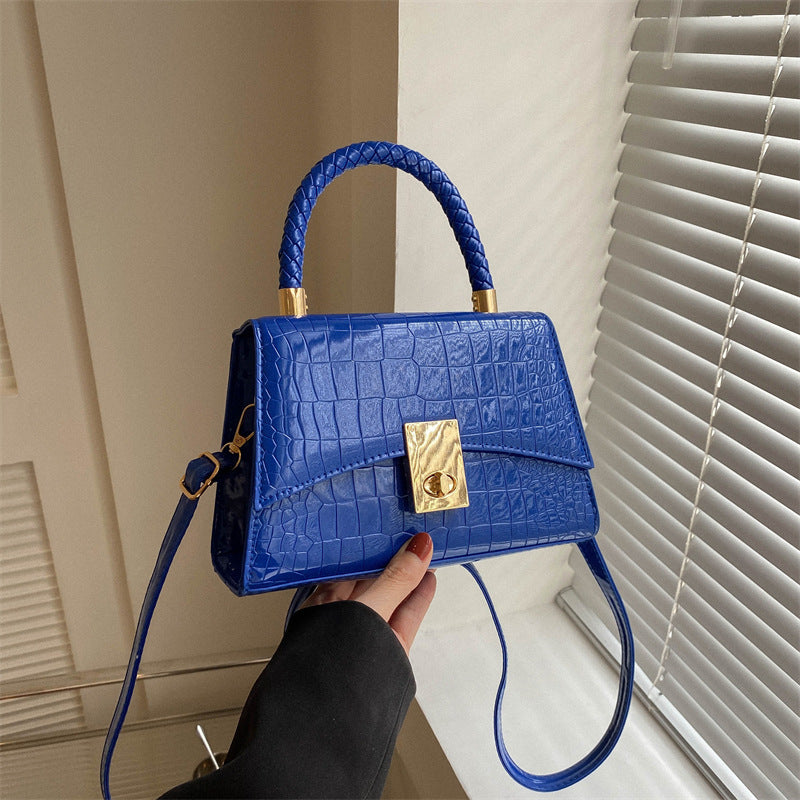 Popular Winter Retro Small Bag Women's Casual Textured Shoulder Messenger Bag 8