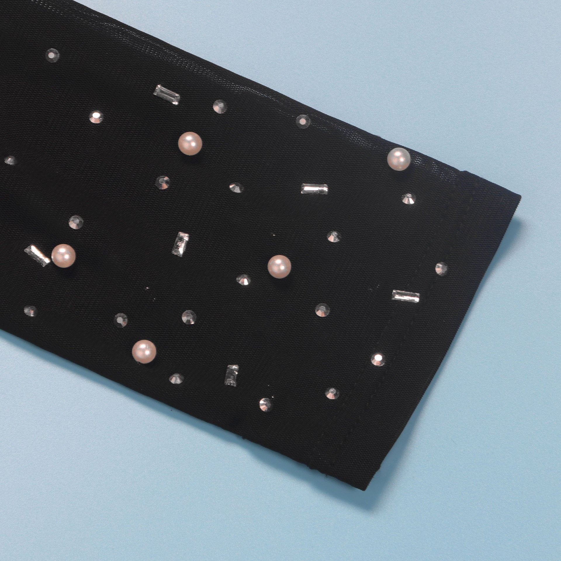 Sexy Beaded Pearl Strip Trendy Stretch Tight Fitting Jumpsuit 23