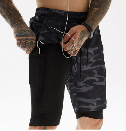 Men's Quick-Drying Knee-Length Shorts Casual Fitness Shorts 10