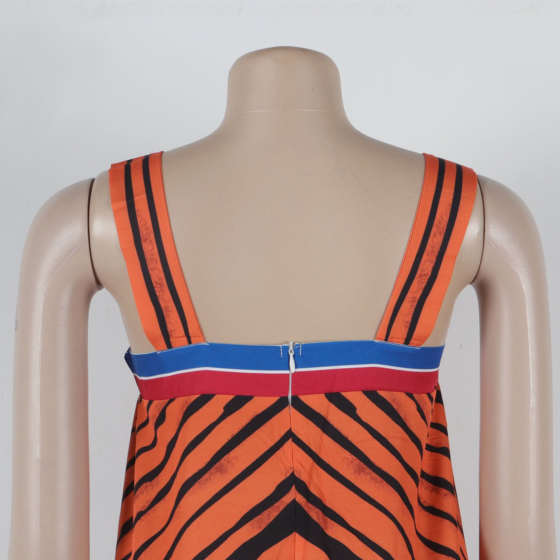 Sexy Print Contrast Color Oversized Wide Leg Strap Jumpsuit 11