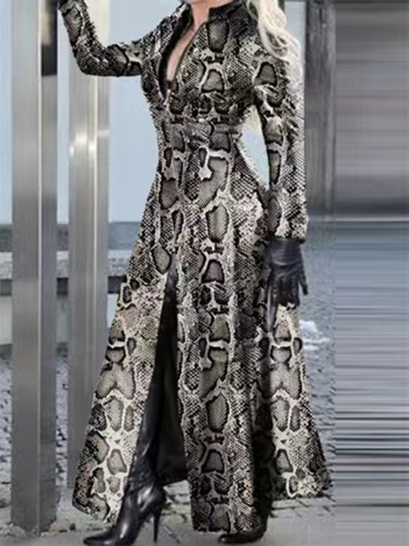 Extended Zipper Pu Leather Jacket 4