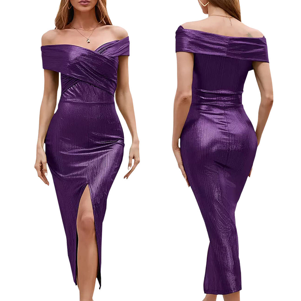 Women Sexy Solid Dress 6