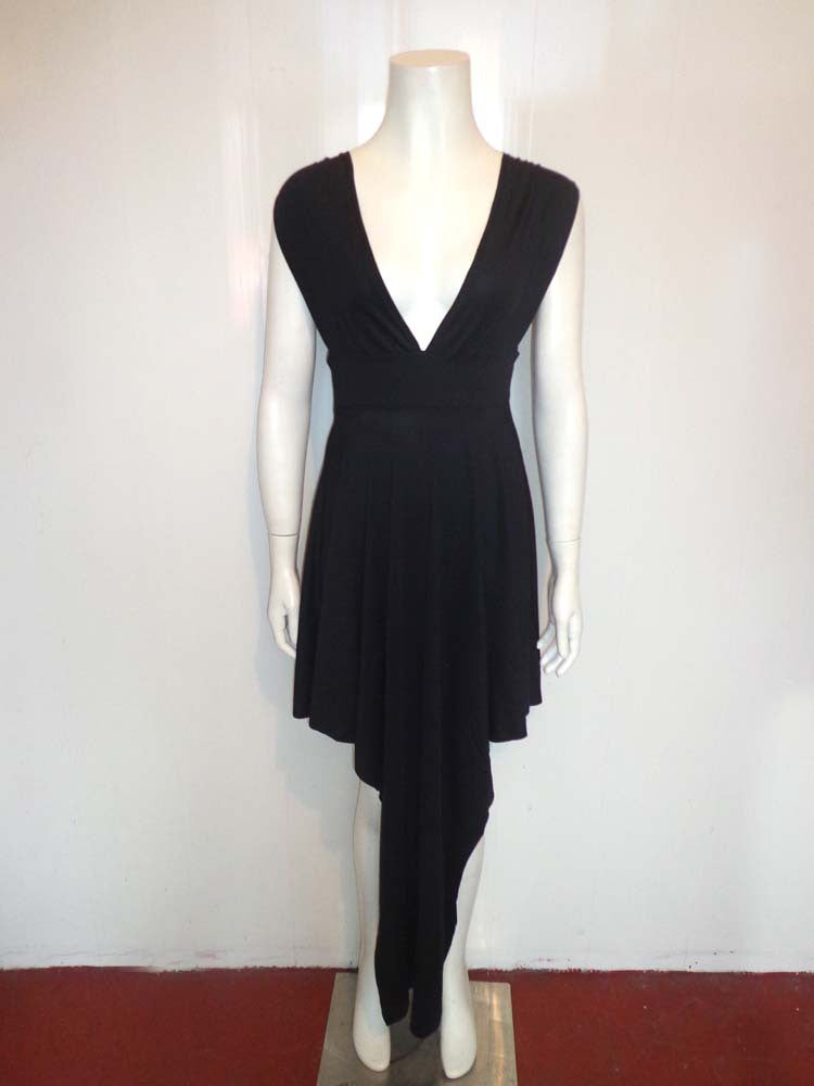 Women V Backless Irregular Sexy Dress 9