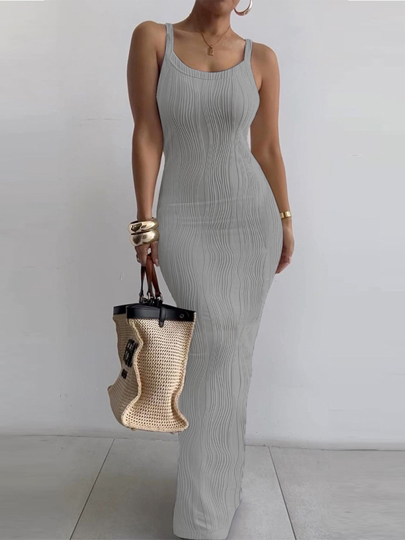 Women Summer Sleeveless Maxi Dress 6