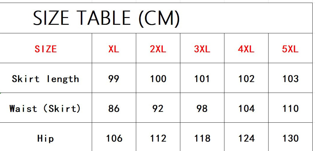 Plus Size Women's Denim Fashion Pocket Slit Long Skirt 8