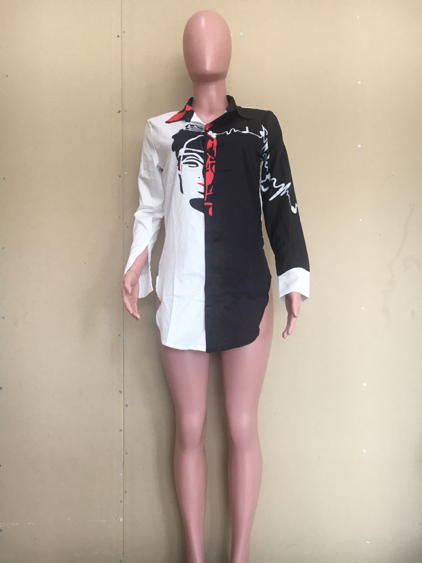 Women Autumn Casual Print Long-Sleeve Shirt 15