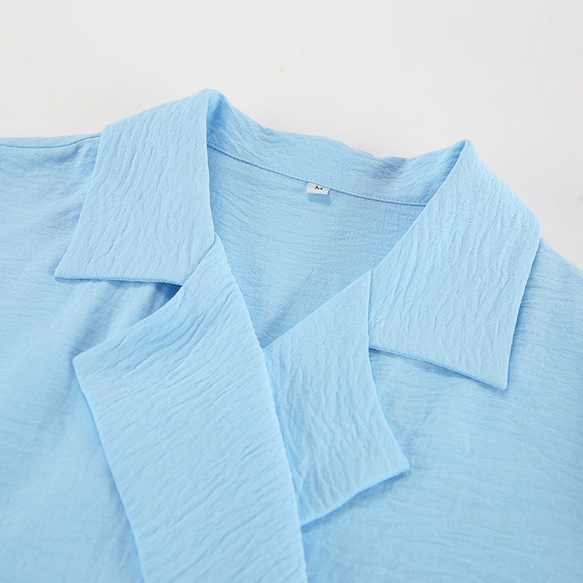 Summer Autumn Solid Color Long-Sleeved Elegant Dress For Women 10